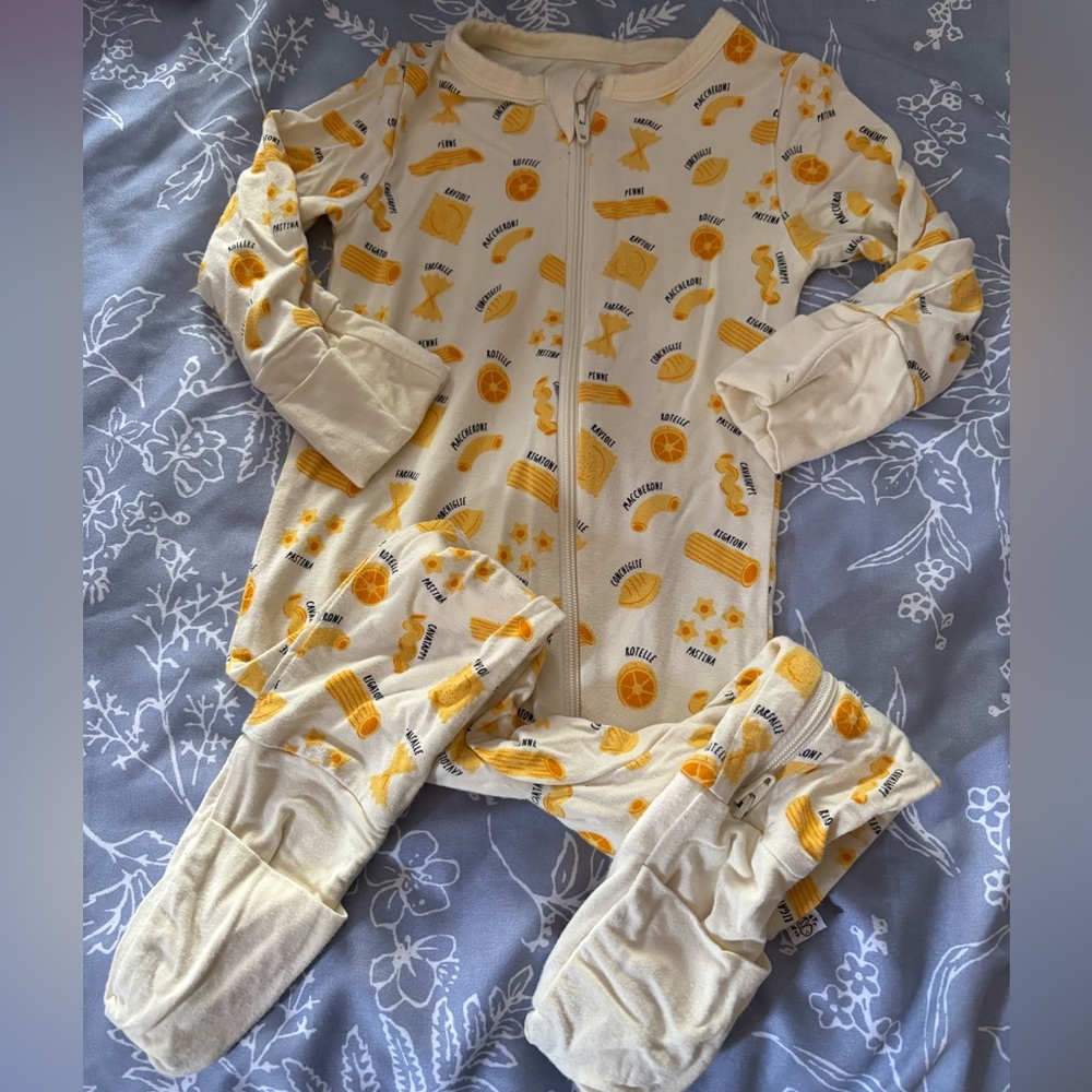 Pasta Footed Pajamas